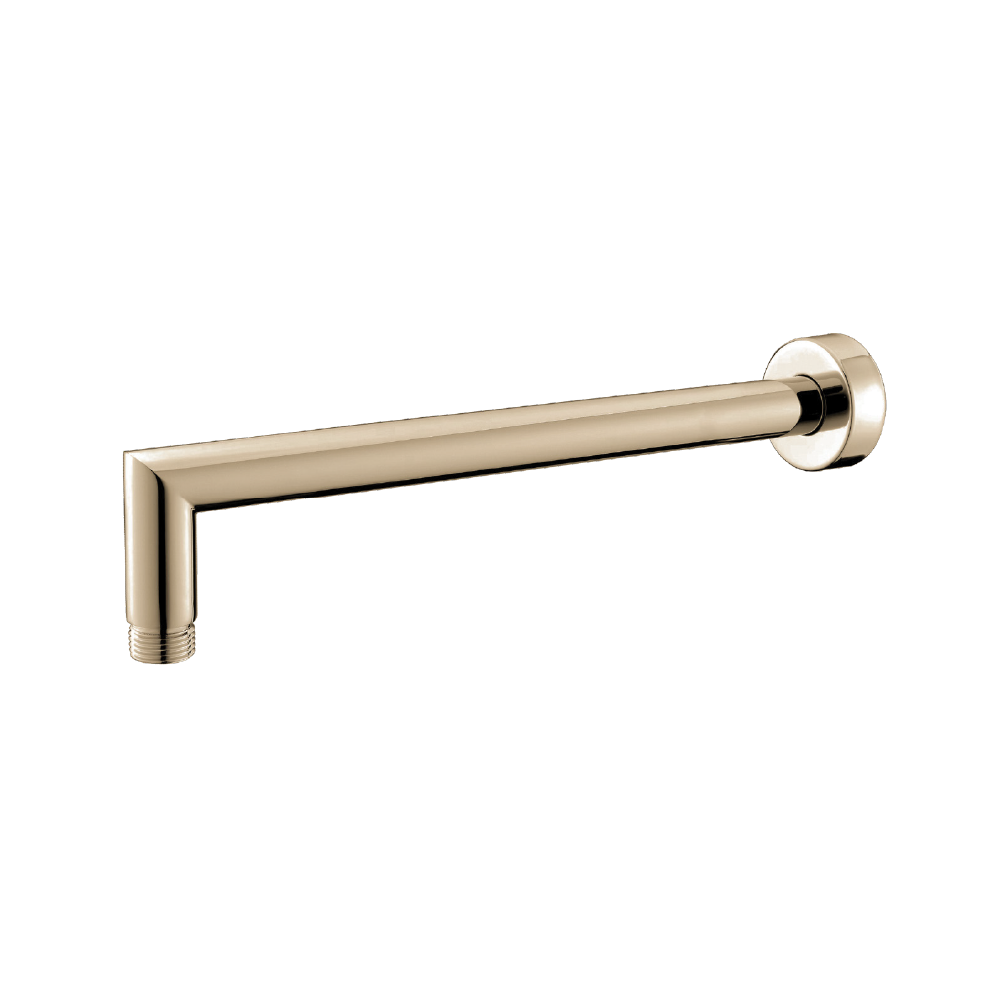 BRAZO PARA REGADERA RECTO 40CM ORO MATE