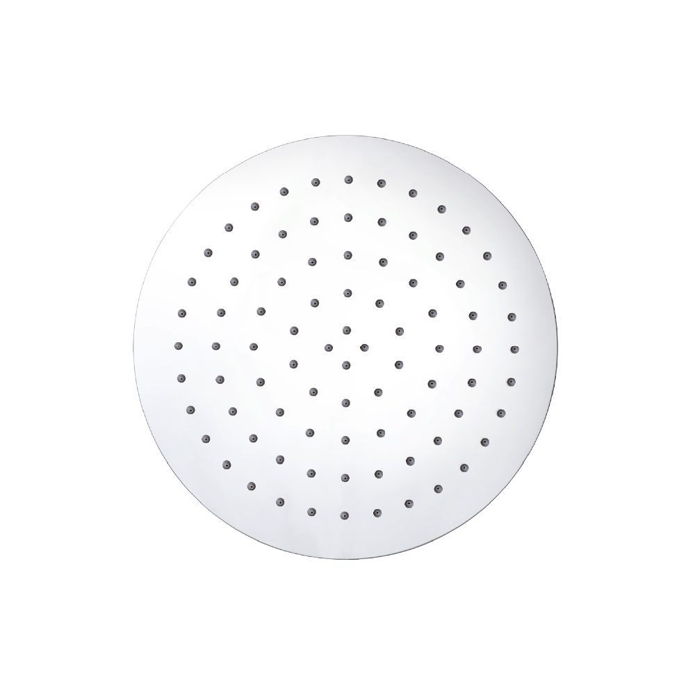 REGADERA REDONDA 25CM SANTORINI CROMO